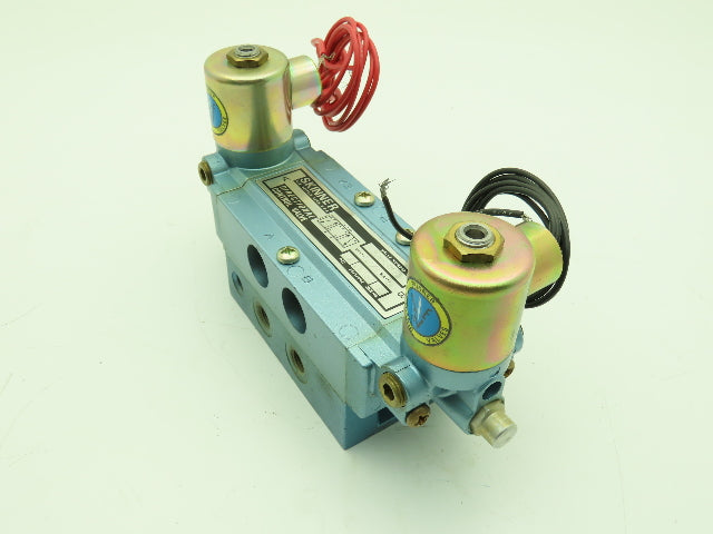 Skinner S3SSJDL2 Directional Control Valve 5-Way 3 Pos 120V 1/4" NPT