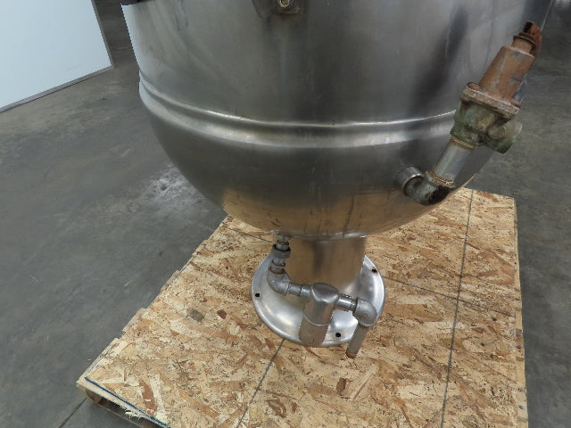 Dover PT-40 Stainless Steel Steam Jacketed Kettle, Pedestal Base