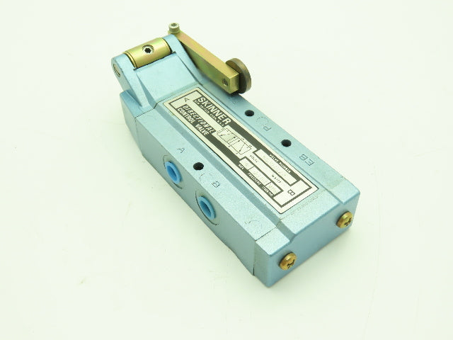 Skinner S3J0ACX2 Pneumatic Air Limit Switch Valve 5-Way 2 Pos 150PSI 1/4" NPT