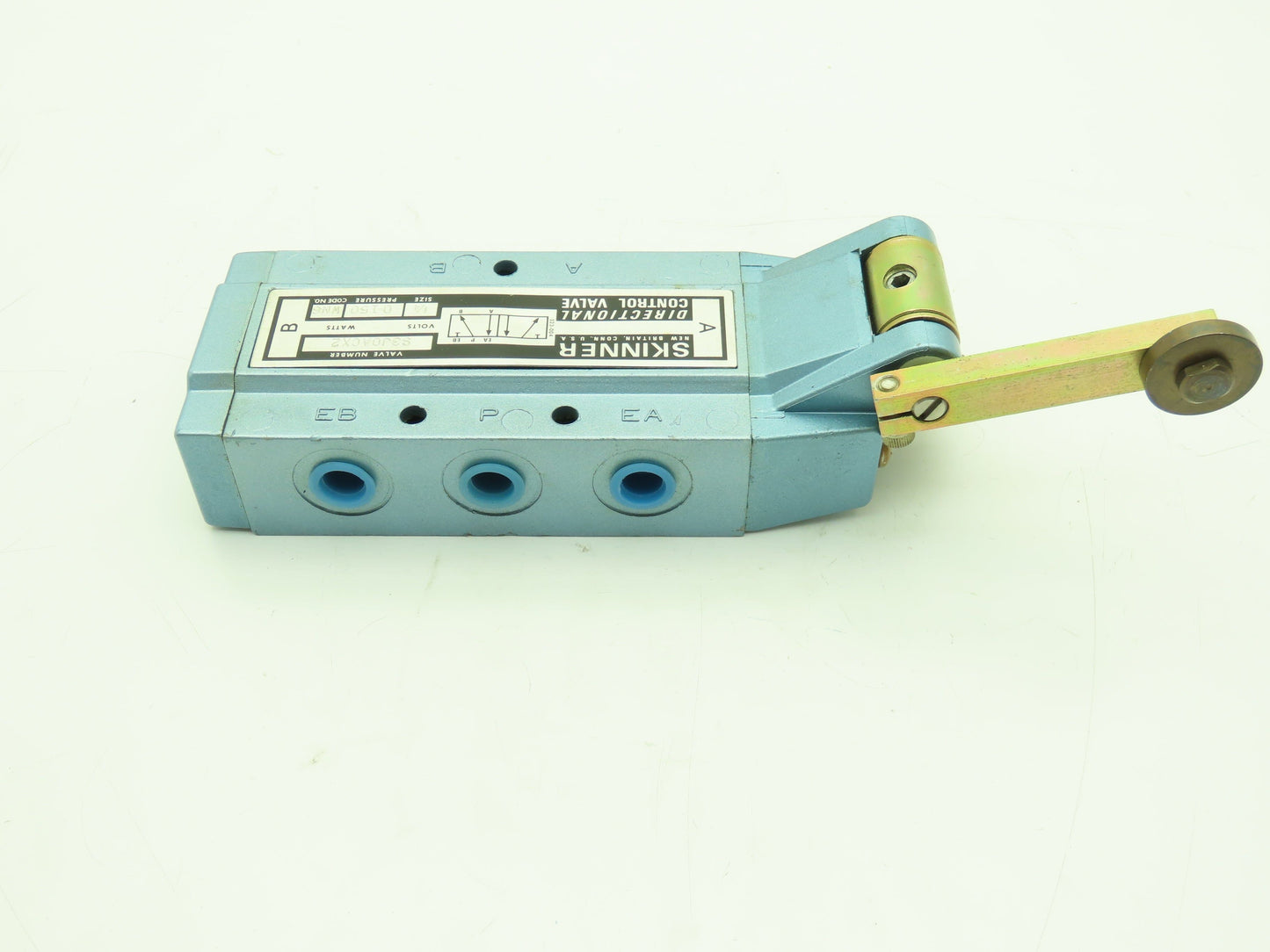 Skinner S3J0ACX2 Pneumatic Air Limit Switch Valve 5-Way 2 Pos 150PSI 1/4" NPT