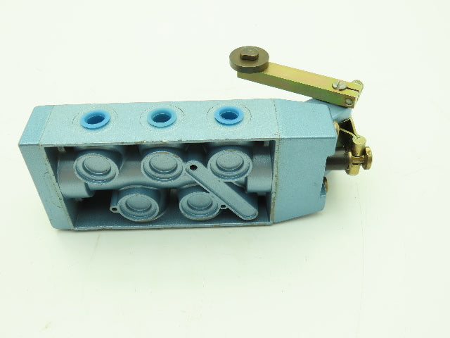 Skinner S3J0ACX2 Pneumatic Air Limit Switch Valve 5-Way 2 Pos 150PSI 1/4" NPT