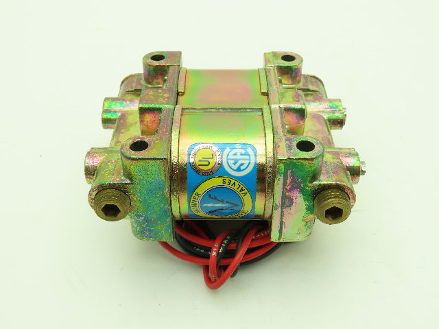 Honeywell Skinner V935LEP2150 Solenoid Valve 4-Way NO/NC 120V 150 PSI 1/4" NPT