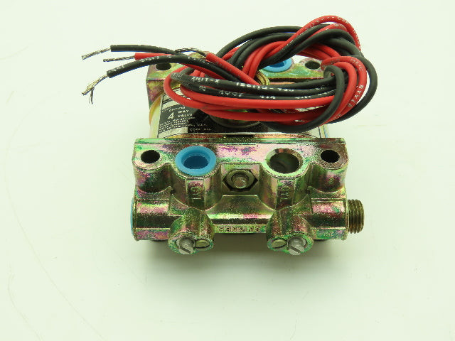Honeywell Skinner V935LEP2150 Solenoid Valve 4-Way NO/NC 120V 150 PSI 1/4" NPT