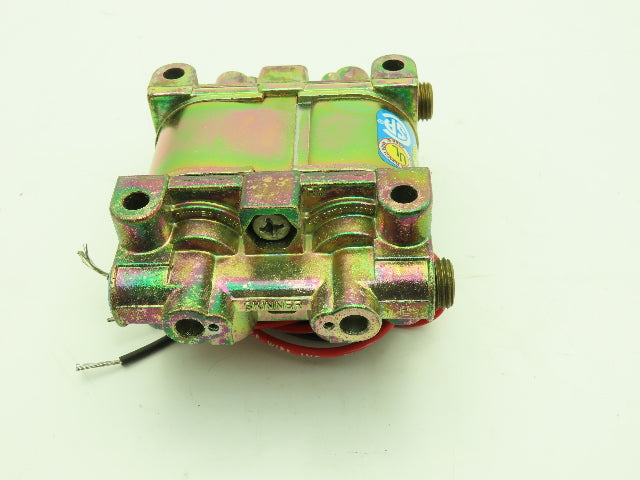 Honeywell Skinner V935LEP2150 Solenoid Valve 4-Way NO/NC 120V 150 PSI 1/4" NPT