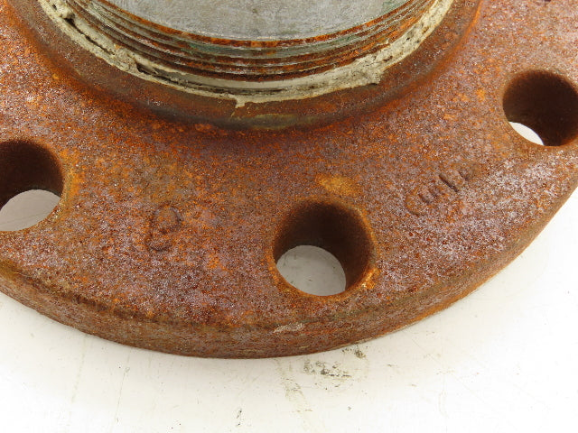 Anvil 4" Threaded Steel Flanged Straight Pipe Connector #125