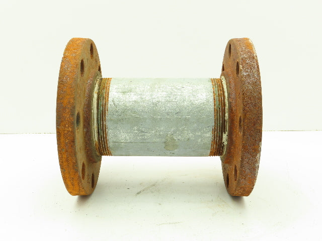 Anvil 4" Threaded Steel Flanged Straight Pipe Connector #125