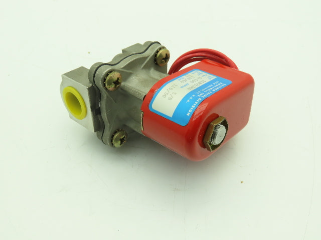 Skinner Lancer 2LB2L380 Solenoid Valve 2-Way NC 120V 100 PSI 1/2"NPT Stainless