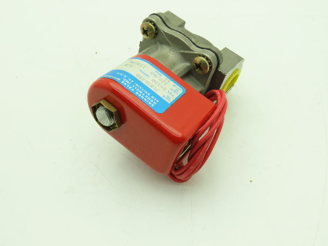 Skinner Lancer 2LB2L380 Solenoid Valve 2-Way NC 120V 100 PSI 1/2"NPT Stainless