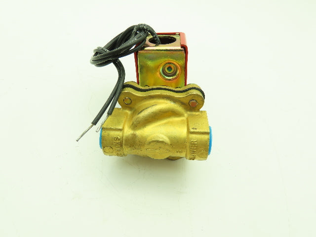 Skinner Lancer 2LB1HBG3125N Brass Solenoid Valve 2-Way NO 24VDC 125 PSI 3/8" NPT