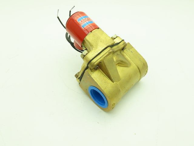Skinner Lancer 2LH2LBG6127 Brass Solenoid Valve 2-Way NC 120V 125 PSI 1" NPT