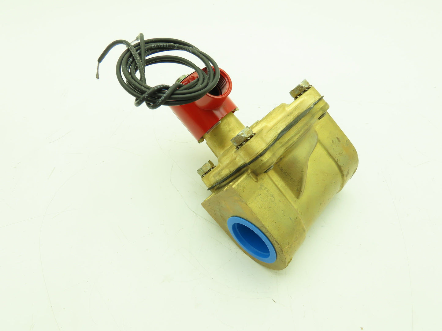 Skinner Lancer 2LH2LBG6127 Brass Solenoid Valve 2-Way NC 120V 125 PSI 1" NPT
