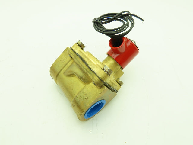 Skinner Lancer 2LH2LBG6127 Brass Solenoid Valve 2-Way NC 120V 125 PSI 1" NPT