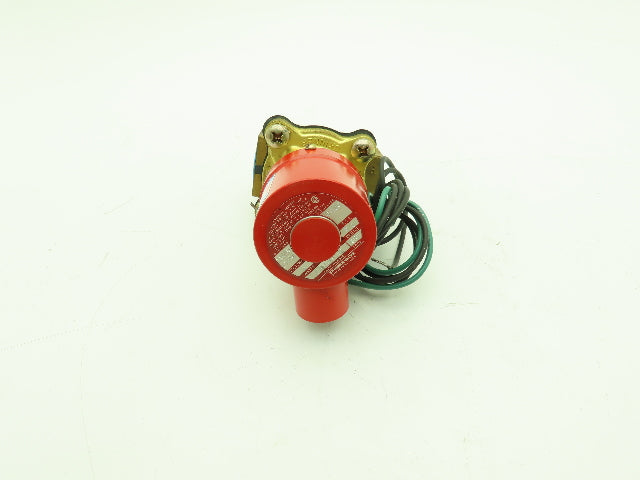 Skinner Lancer 4LD2LB5102 Brass Solenoid Valve 2-Way NC 120V 100 PSI 3/4" NPT