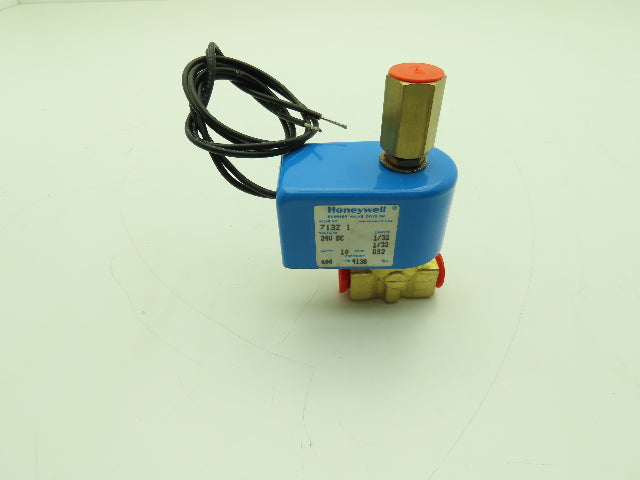 Honeywell Skinner 713Z 1 Brass Solenoid Valve 3-Way NO 24VDC 600 PSI 1/4" NPT