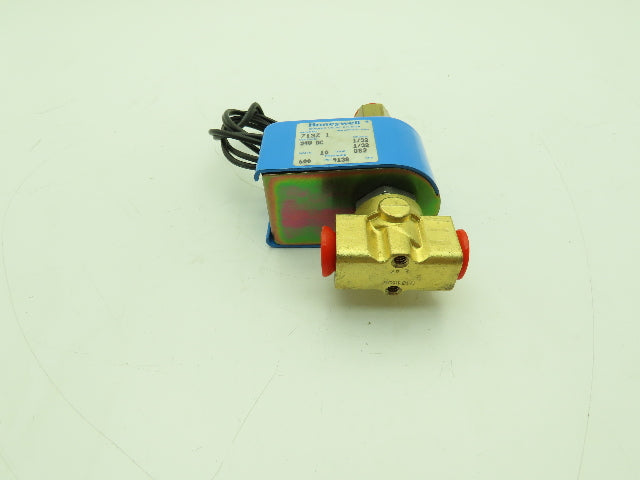 Honeywell Skinner 713Z 1 Brass Solenoid Valve 3-Way NO 24VDC 600 PSI 1/4" NPT