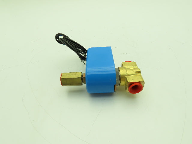 Honeywell Skinner 713Z 1 Brass Solenoid Valve 3-Way NO 24VDC 600 PSI 1/4" NPT
