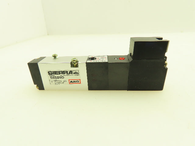 Aro Sierra S5SB9D Pneumatic Air Spool Valve 5/2 5 Port 2 Pos 1/16" NPT 24VDC