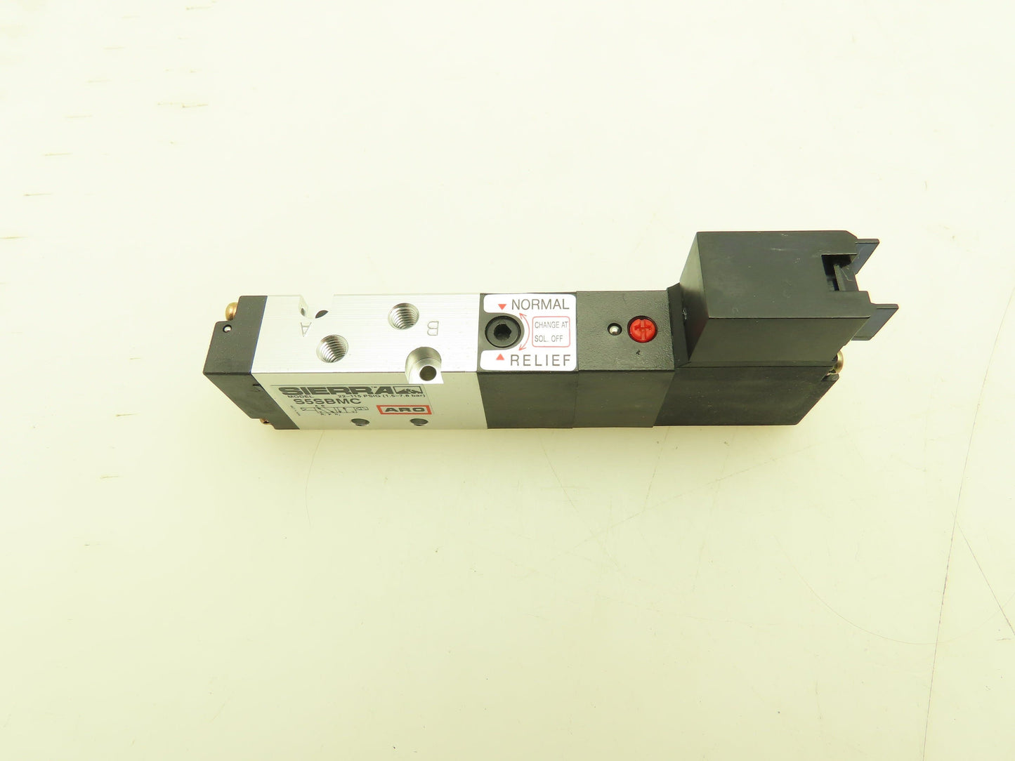 Aro Sierra S5SBMC Pneumatic Air Spool Valve 5/2 5 Port 2 Pos 1/16" NPT 120VAC