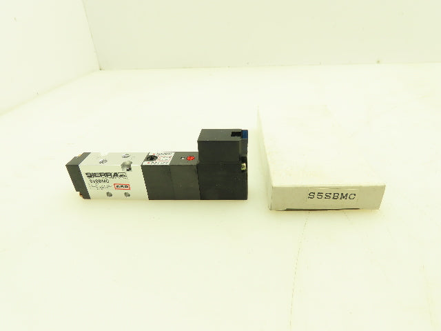 Aro Sierra S5SBMC Pneumatic Air Spool Valve 5/2 5 Port 2 Pos 1/16" NPT 120VAC