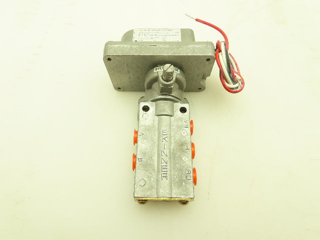 Parker Skinner XH935RRM2150 Solenoid Valve 5-Way 2 Pos 120V 150 PSI 1/4" NPT