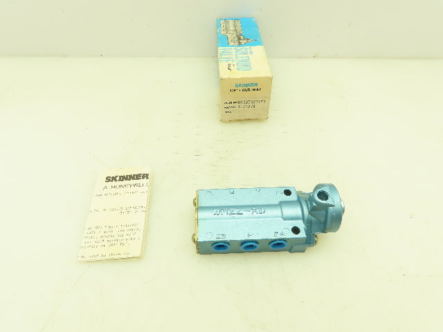 Honeywell Skinner HR935XX2150 Pneumatic Air Spool Valve 5-Way 2 Pos 150PSI 1/4"