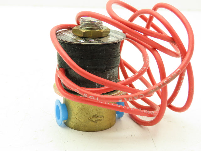 Honeywell Skinner C2DE1092 Brass Solenoid Valve 2-Way NC 120V 90 PSI 1/8"NPT