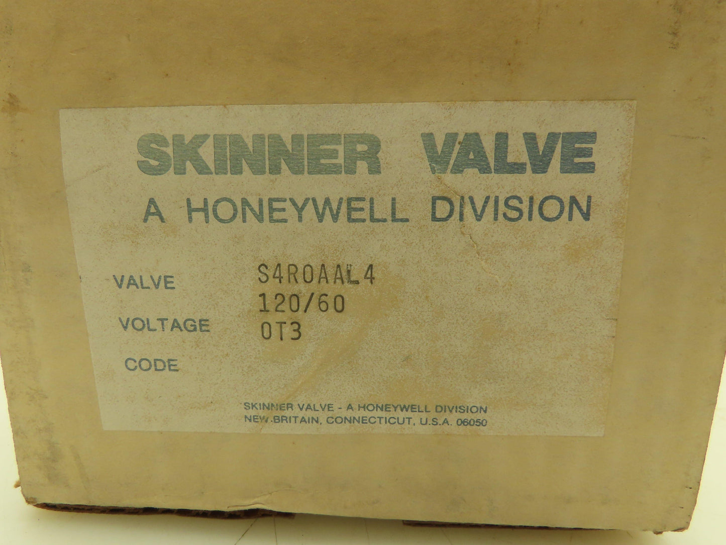 Skinner S4R0AAL4 Directional Control Valve 5-Way 2 Pos 120V Solenoid 150 PSI