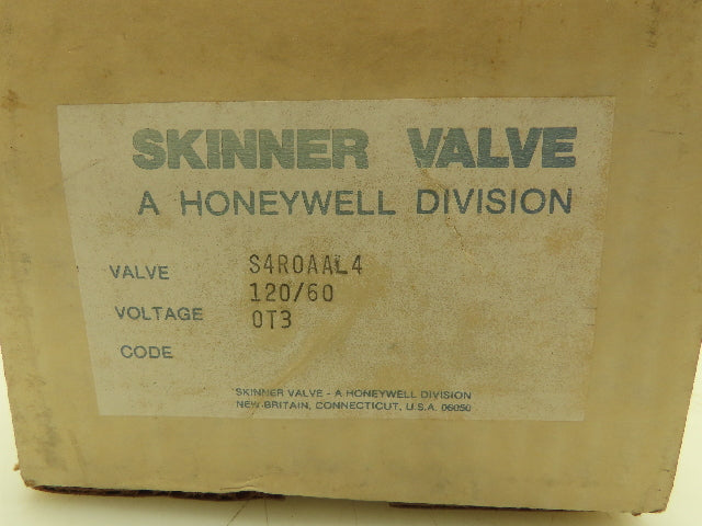 Skinner S4R0AAL4 Directional Control Valve 5-Way 2 Pos 120V Solenoid 150 PSI