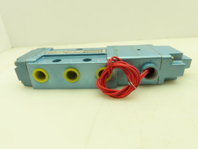 Skinner S4R0AAL4 Directional Control Valve 5-Way 2 Pos 120V Solenoid 150 PSI