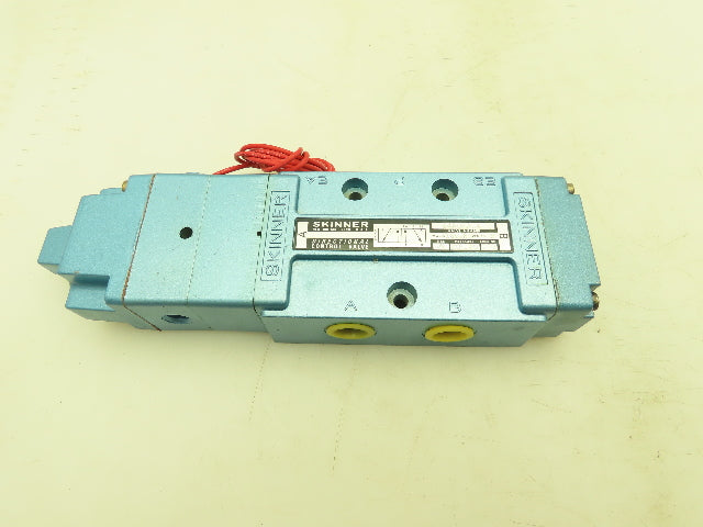 Skinner S4R0AAL4 Directional Control Valve 5-Way 2 Pos 120V Solenoid 150 PSI