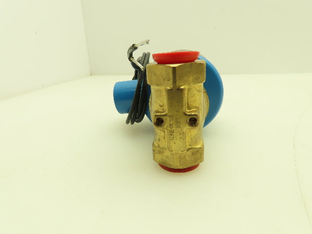 Honeywell Skinner 703X3D1A Brass Solenoid Valve 2-Way NC 120V 150 PSI 3/8" NPT