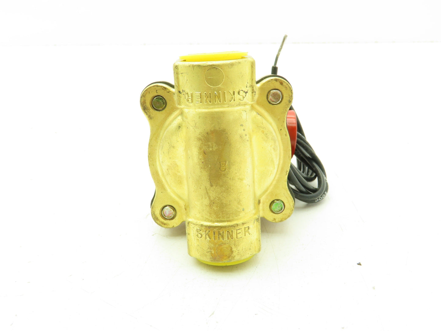 Honeywell Skinner 4LB1HB4125 Brass Solenoid Valve 2-Way NO 120V 125 PSI 1/2" NPT