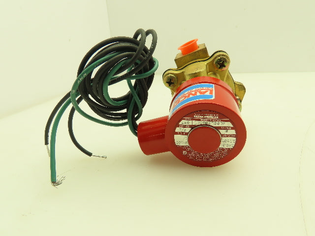 Honeywell Skinner 4LB2LB3102 Brass Solenoid Valve 2-Way NC 120V 100 PSI 3/8" NPT