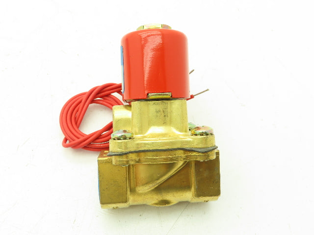 Honeywell Skinner 2LD2L330 Brass Solenoid Valve 2-Way NC 240V 100 PSI 3/4" NPT