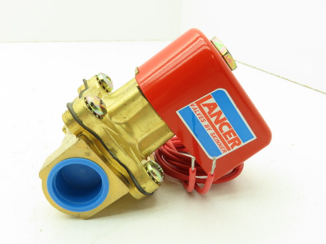Honeywell Skinner 2LD2L330 Brass Solenoid Valve 2-Way NC 240V 100 PSI 3/4" NPT