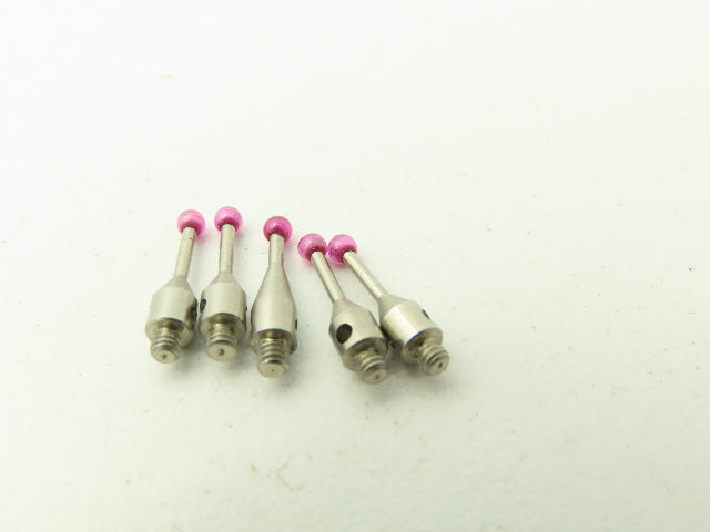 Renishaw A/5000-7807 M2 CMM Touch Probe Ruby Ball 2mm Stylus 10mm Lot of 5