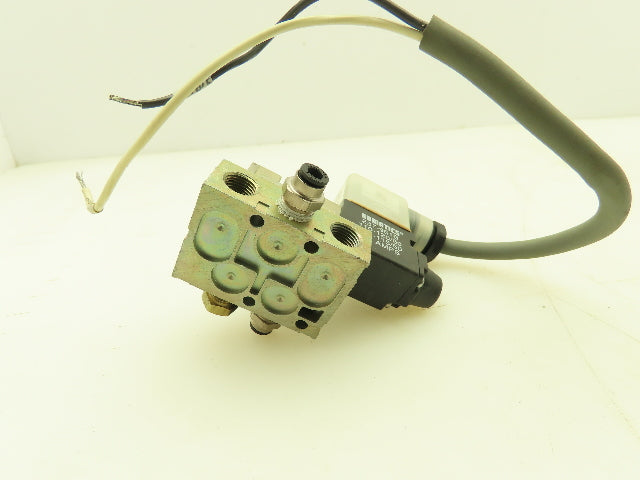 Numatics 031SA4152000030 Pneumatic Solenoid Spool Valve 5/2 5 Port 1/8" NPT 120V