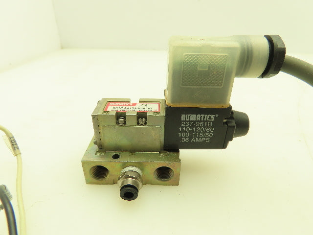 Numatics 031SA4152000030 Pneumatic Solenoid Spool Valve 5/2 5 Port 1/8" NPT 120V