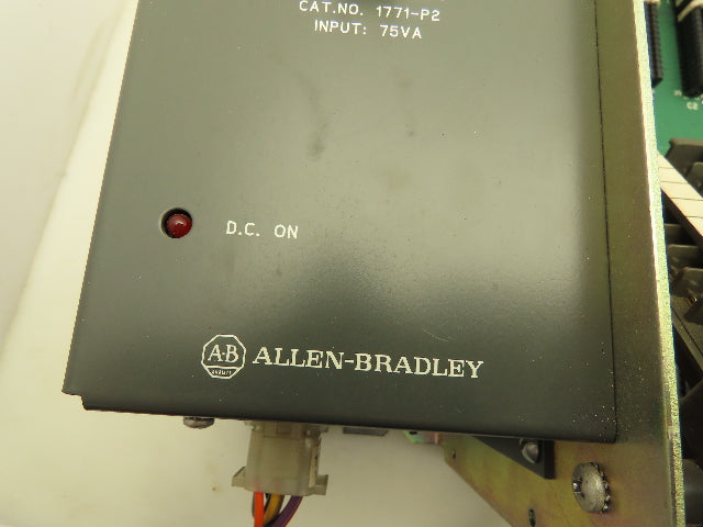 Allen Bradley 1771-A4B 16-Slot PLC Chassis Rack Backplane Power Supply 1771-P2