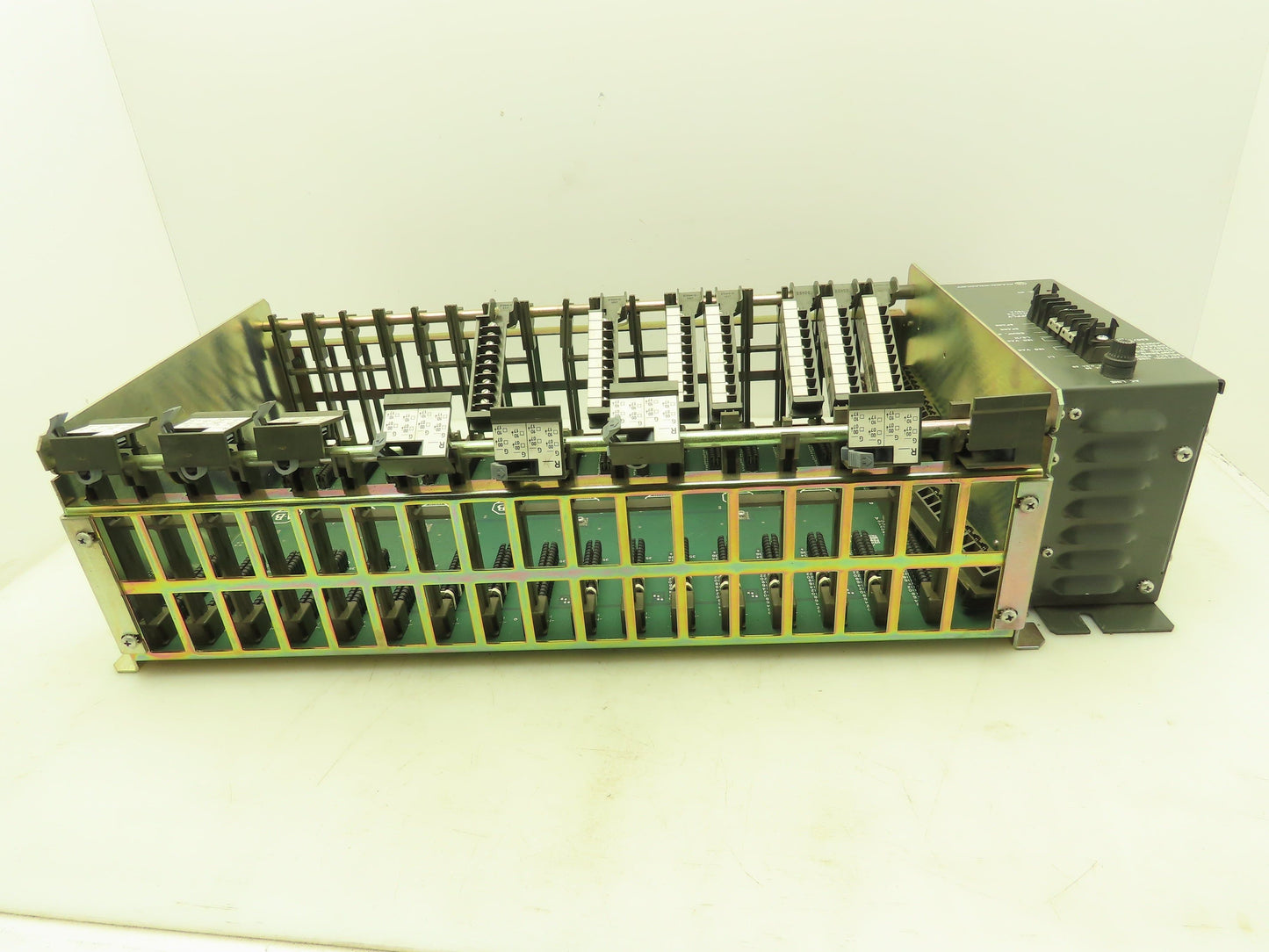 Allen Bradley 1771-A4B 16-Slot PLC Chassis Rack Backplane Power Supply 1771-P2