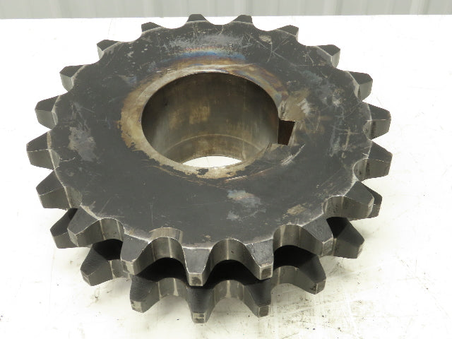 Martin D160B19 Double Sprocket #160 Roller Chain 19 Tooth 4-15/16" Bore