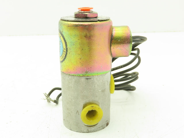 Honeywell Skinner Q53ADB2075 Solenoid Valve 3 Way NC 75 PSI 120V Coil 1/4" NPT