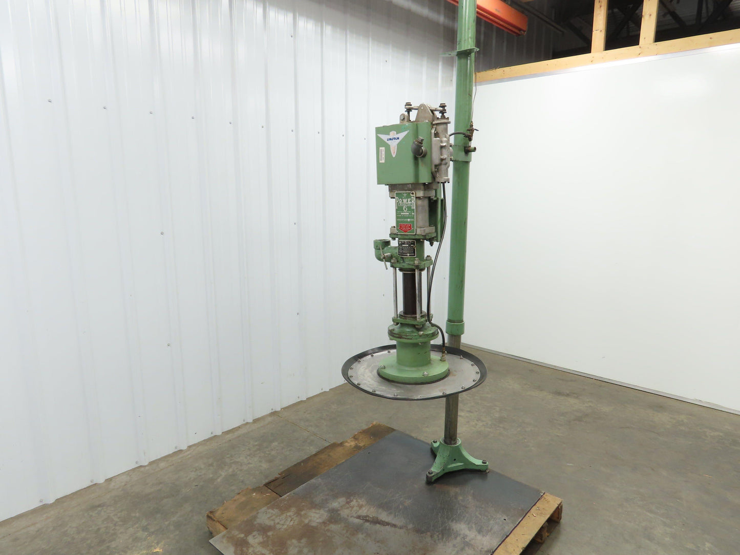 Lincoln Power Master 6 Pile Driver Pump 10:1 Air Motor Drum Unloader