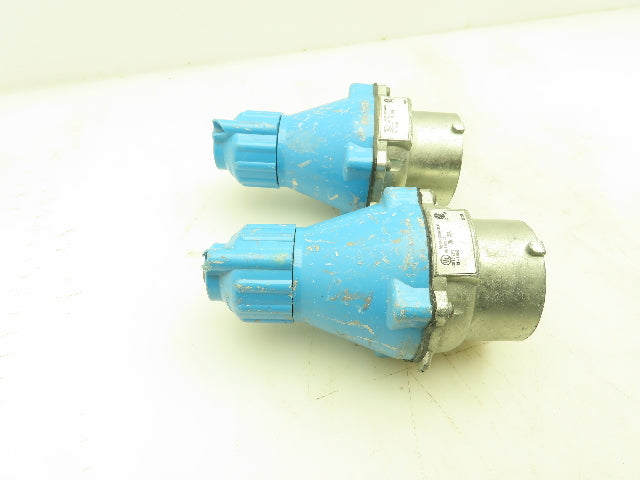 Meltric 19-18043 DN 30A Female Receptacle Plug 4W 3P 480V 3PH Lot of 2