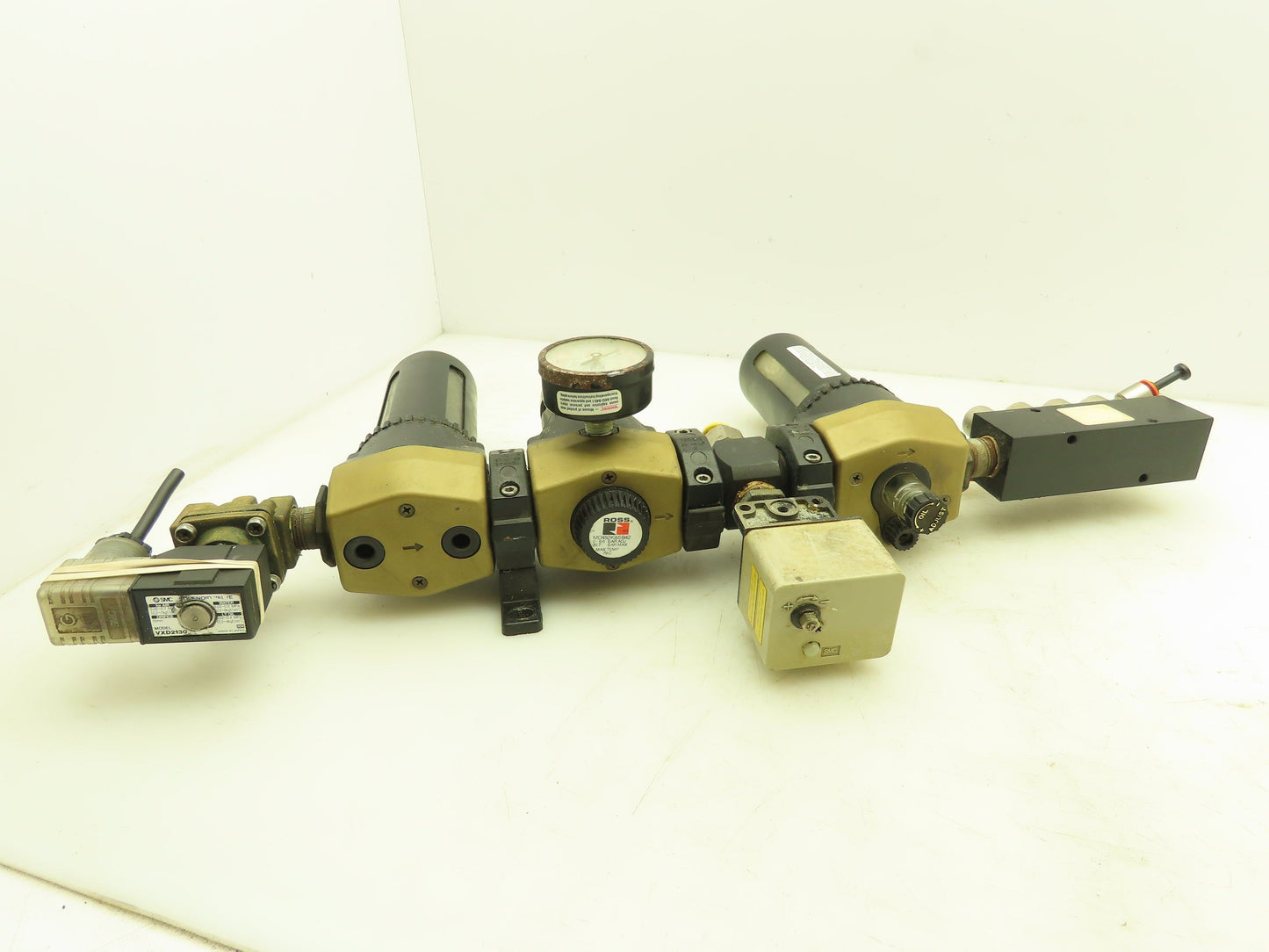 Ross MD451PSB42 Pneumatic Inline Lubricator Air Filter Regulator Assembly