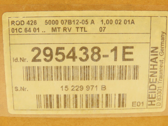 Heidenhain ROD 426 5000 07B12-05 Rotary Encoder 295438-1E