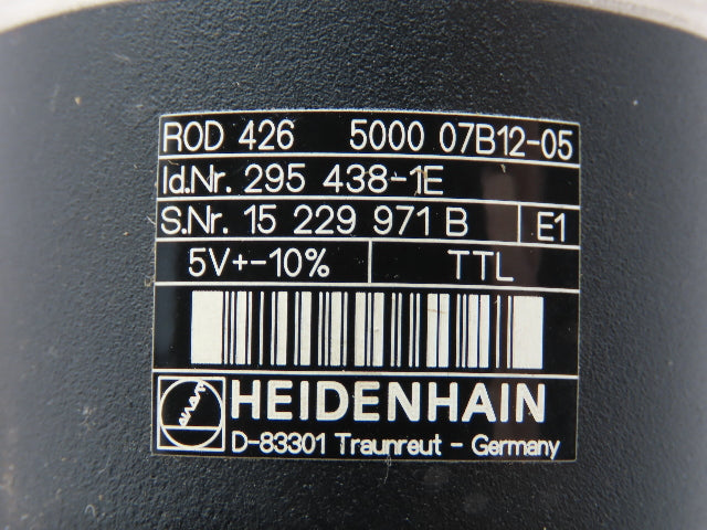 Heidenhain ROD 426 5000 07B12-05 Rotary Encoder 295438-1E