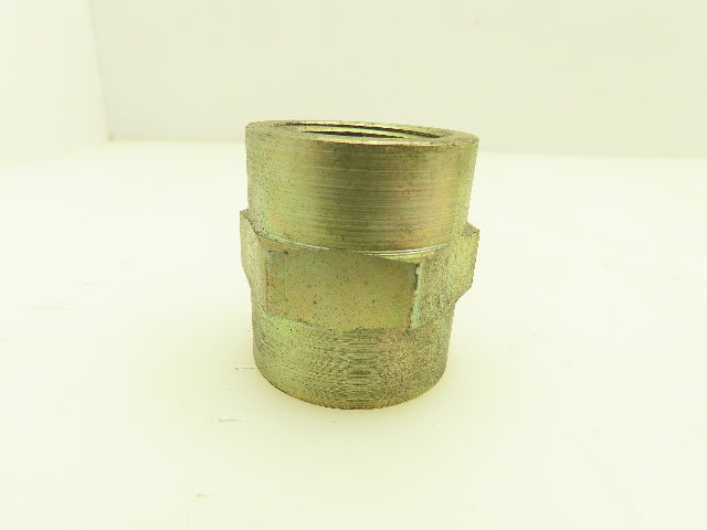 Parker 3/4 GG-S Steel Pipe Coupling Adapter Fitting 3/4"x 3/4" FNPT Lot of 7