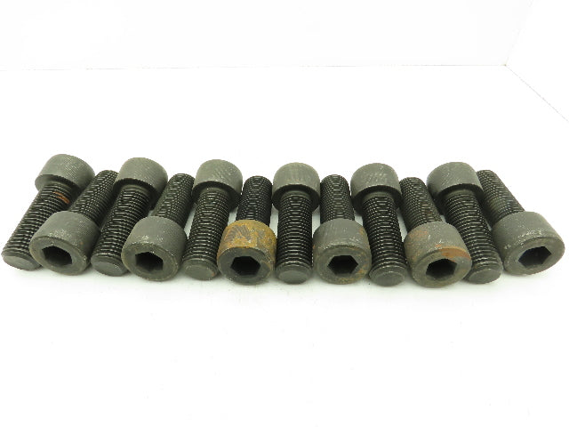 1-1/2"-6 x 4" UNC Socket Head Cap Screw Black Oxide Coarse Thread Lot of 12