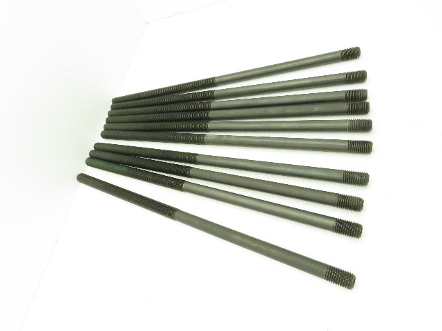 M24 - 3.0 x 630mm Double-Ended Threaded Stud Plain Center Black Oxide Lot of 10